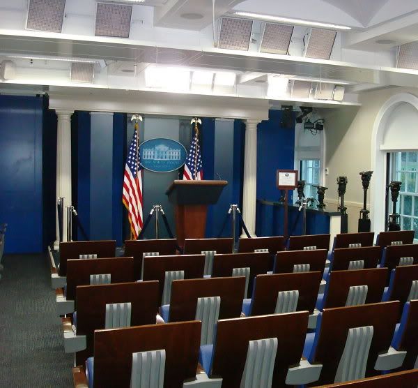 Washington DC The White House Press Briefing Room